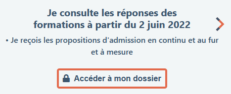 Parcousup - Début de la phase principale