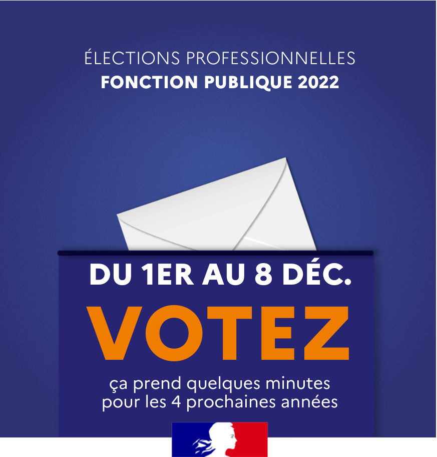 Élections professionnelles 2022 - Votez !