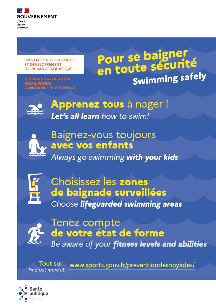 Se baigner en toute sécurité