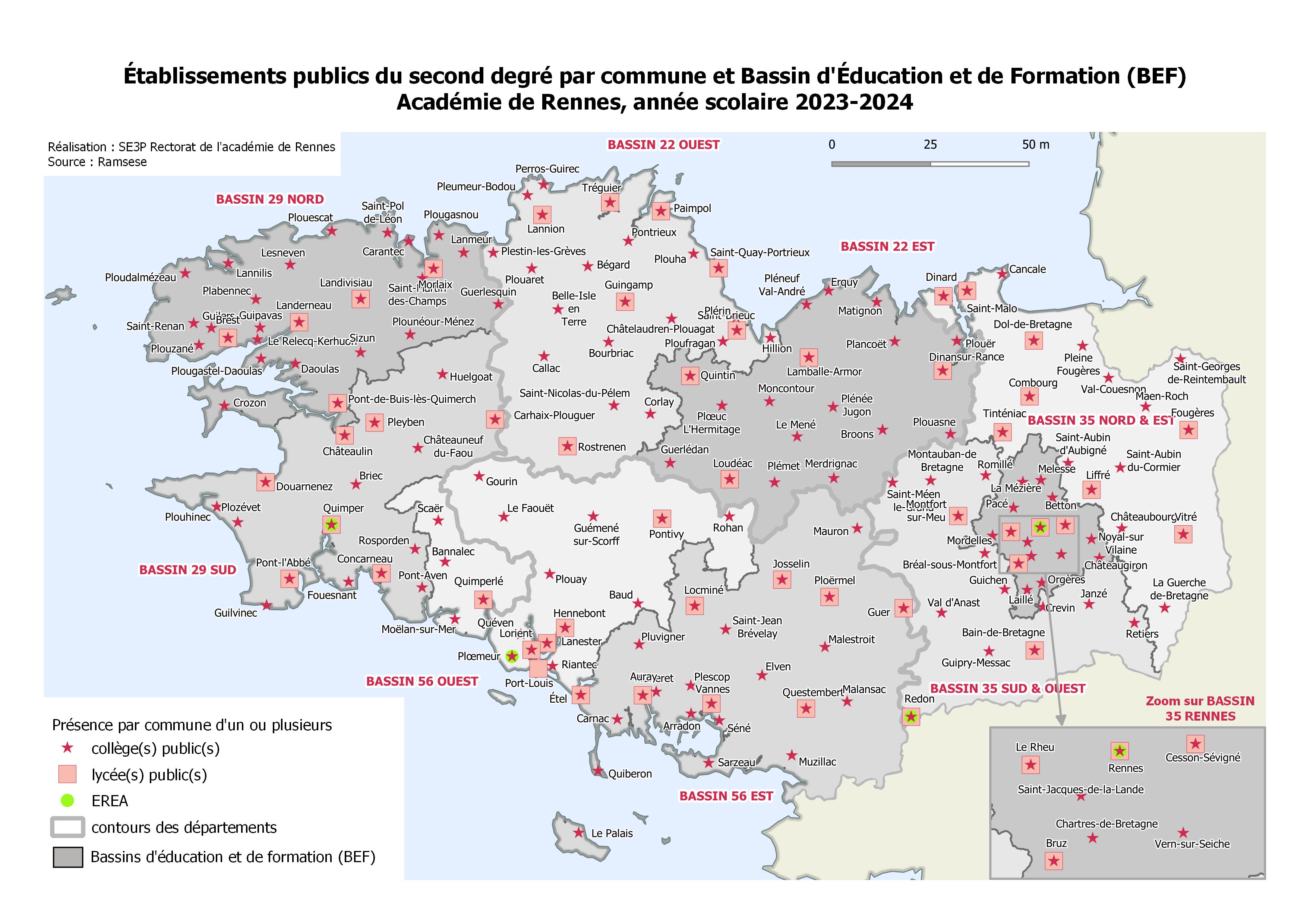 Bassins d'education et de formation