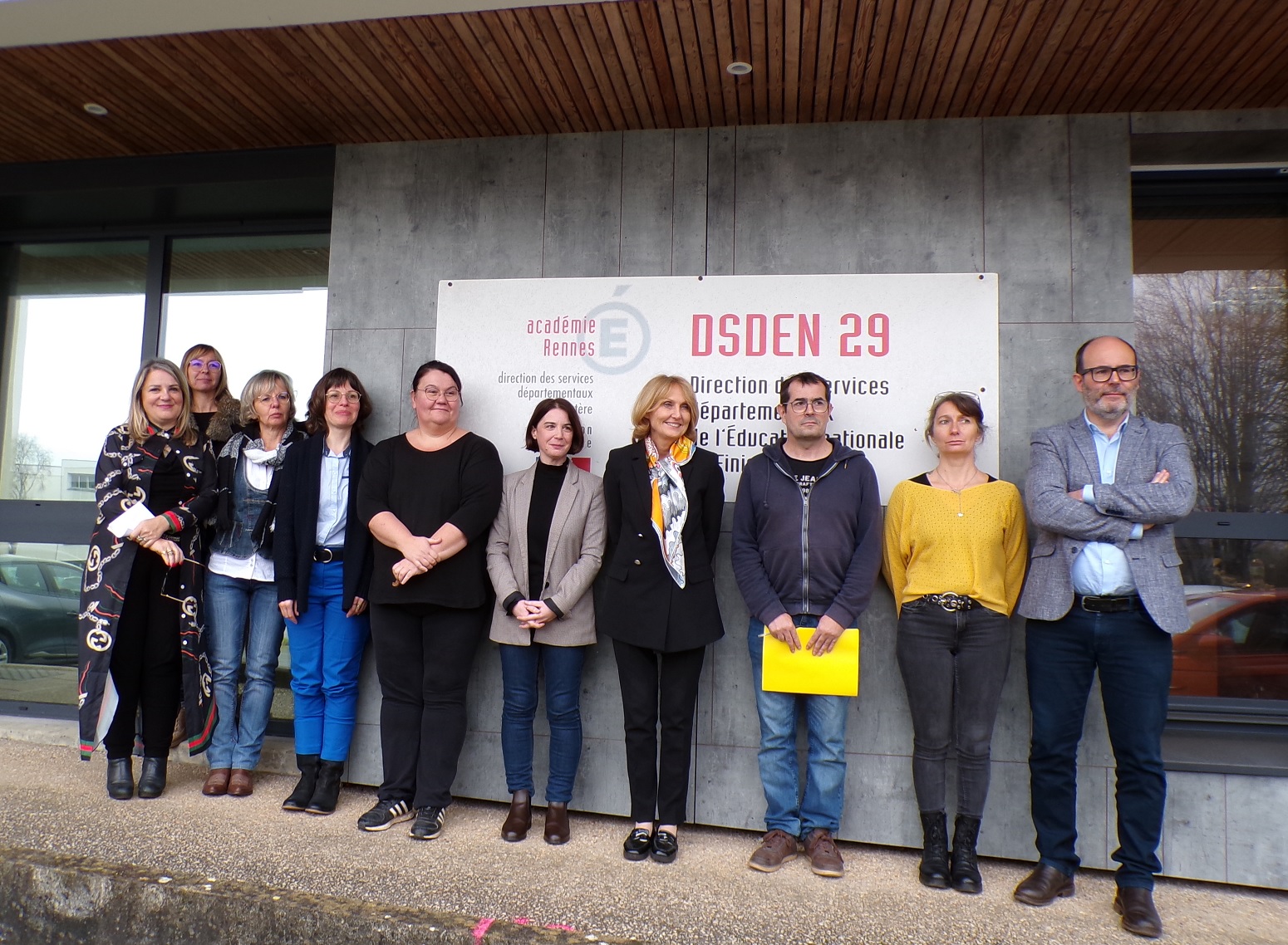 7 personnes en situation de handicap sont accueillies dans les locaux de la DSDEN29 dans le Finistère.