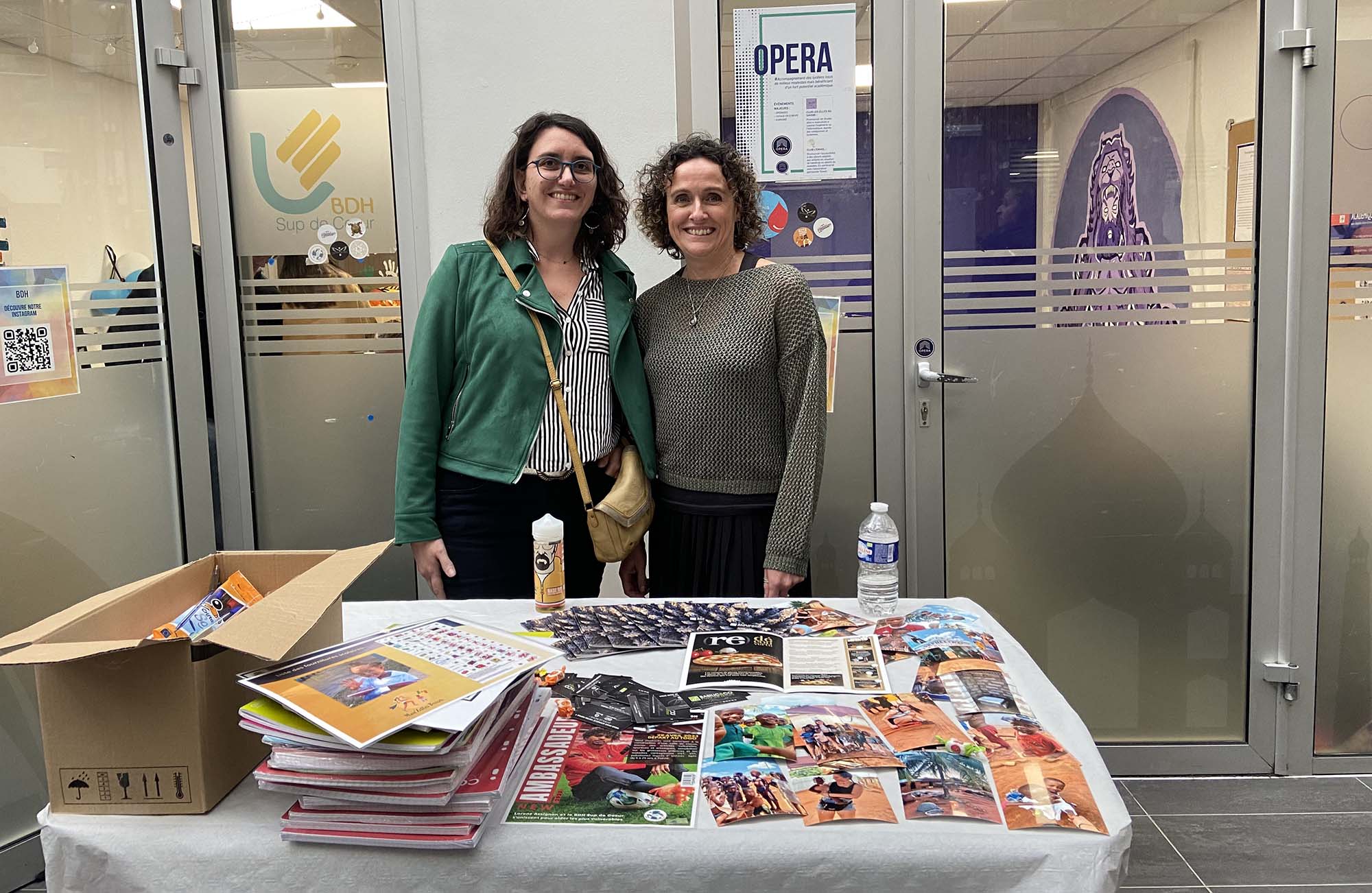 Association Mamzelles Breizh avec Valérie Gicquel, personnel de l'académie de Rennes