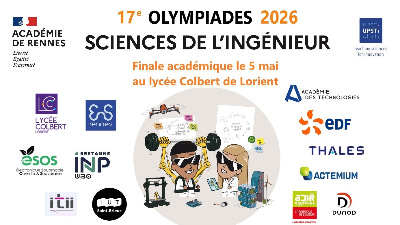 Partenaires Olympiades des sciences de l'ingénieur 2026