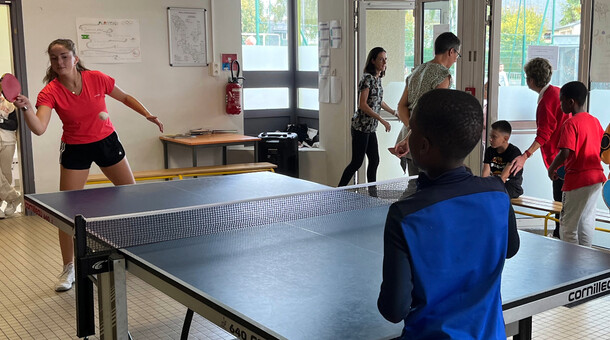 Séance APQ avec Romane Le Scour au ping pong